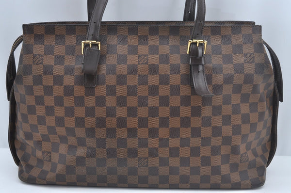 Authentic Louis Vuitton Damier Chelsea Shoulder Tote Bag N51119 LV 5398J