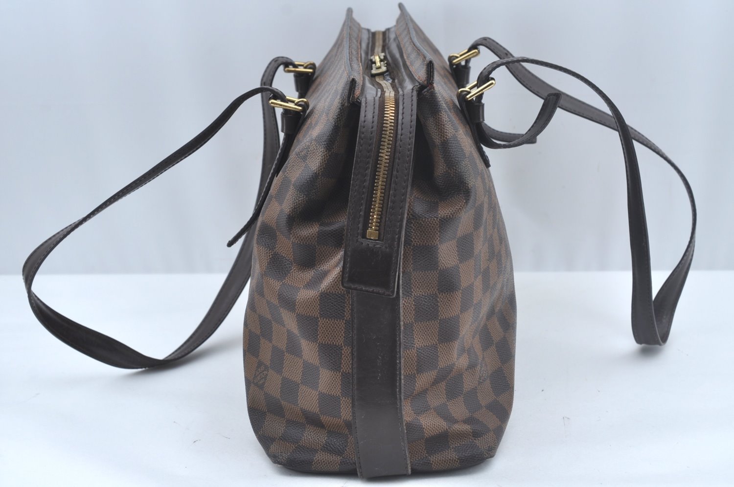 Authentic Louis Vuitton Damier Chelsea Shoulder Tote Bag N51119 LV 5398J