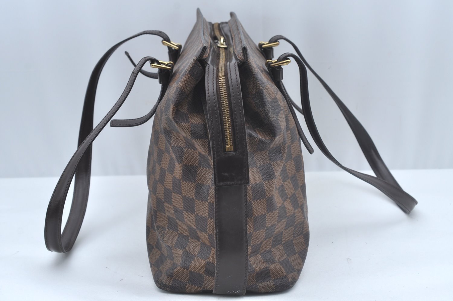 Authentic Louis Vuitton Damier Chelsea Shoulder Tote Bag N51119 LV 5398J