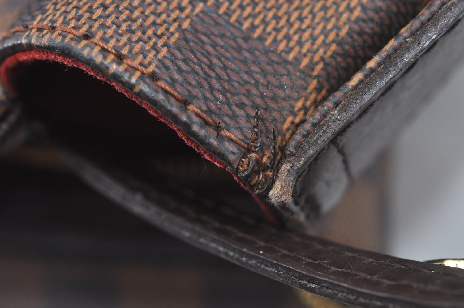 Authentic Louis Vuitton Damier Chelsea Shoulder Tote Bag N51119 LV 5398J