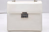 Authentic GUCCI Vintage 2Way Shoulder Hand Bag Purse Enamel White Junk 5398K