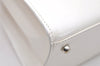 Authentic GUCCI Vintage 2Way Shoulder Hand Bag Purse Enamel White Junk 5398K