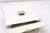 Authentic GUCCI Vintage 2Way Shoulder Hand Bag Purse Enamel White Junk 5398K
