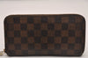 Authentic Louis Vuitton Damier Zippy Long Wallet Purse N60015 LV 5399J