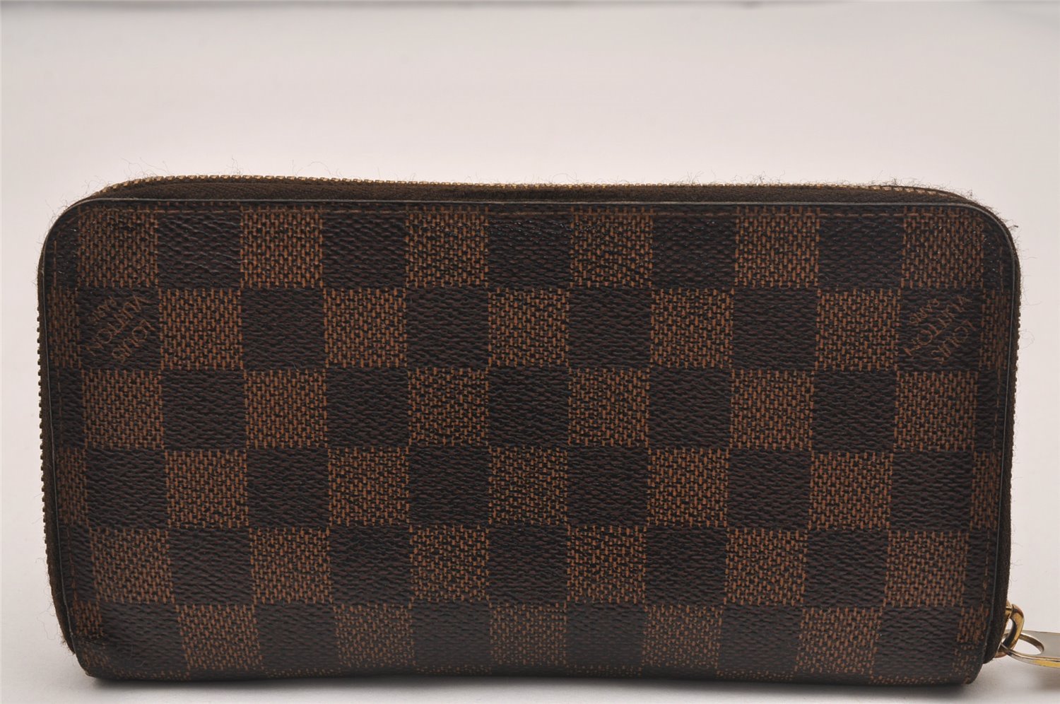 Authentic Louis Vuitton Damier Zippy Long Wallet Purse N60015 LV 5399J