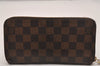 Authentic Louis Vuitton Damier Zippy Long Wallet Purse N60015 LV 5399J