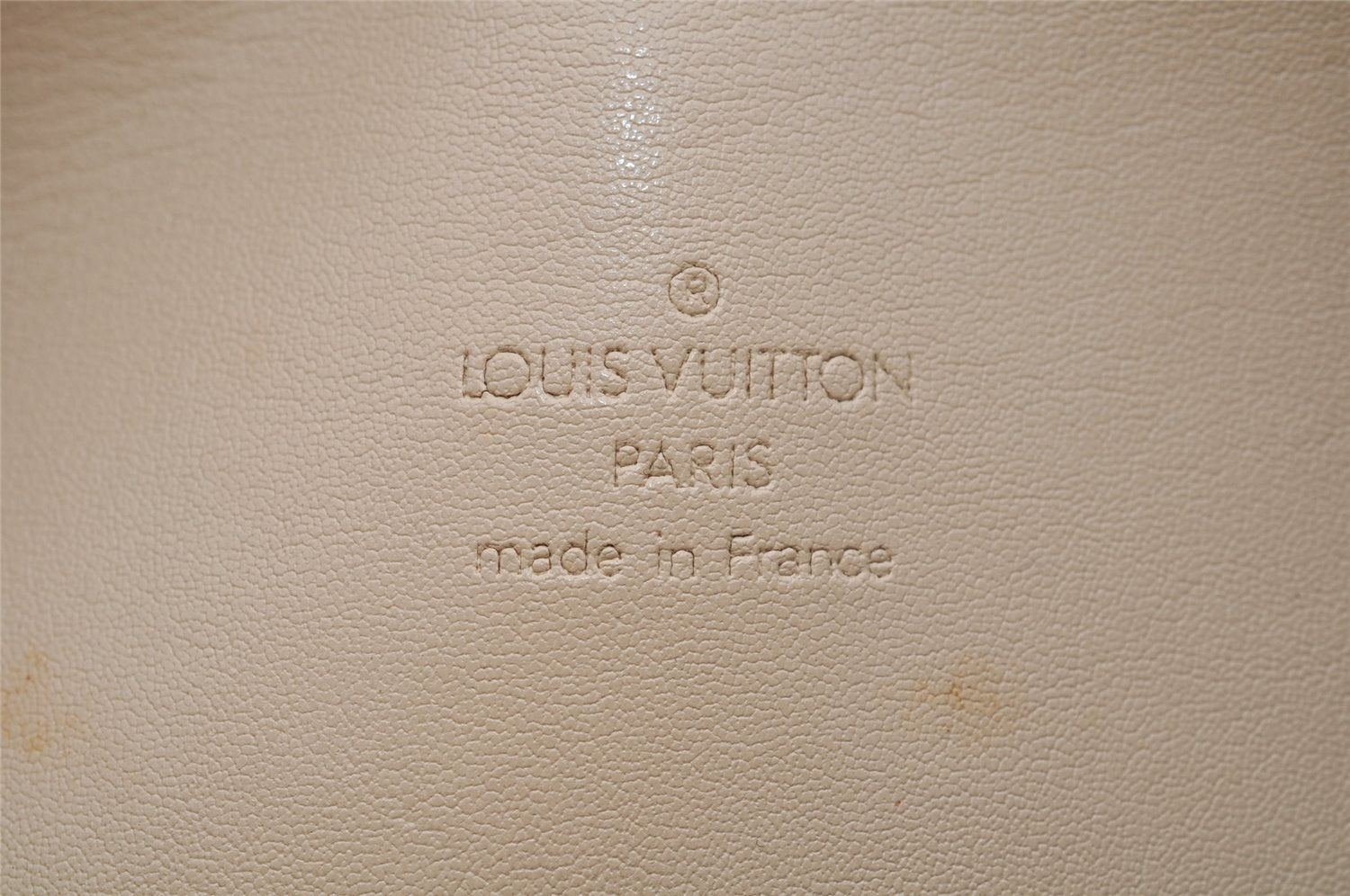 Authentic Louis Vuitton Vernis Bedford Hand Bag Yellow Beige M91006 LV 5400I