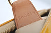 Authentic Louis Vuitton Vernis Bedford Hand Bag Yellow Beige M91006 LV 5400I