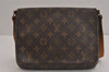 Authentic Louis Vuitton Monogram Musette Tango Shoulder Bag M51257 LV 5400J