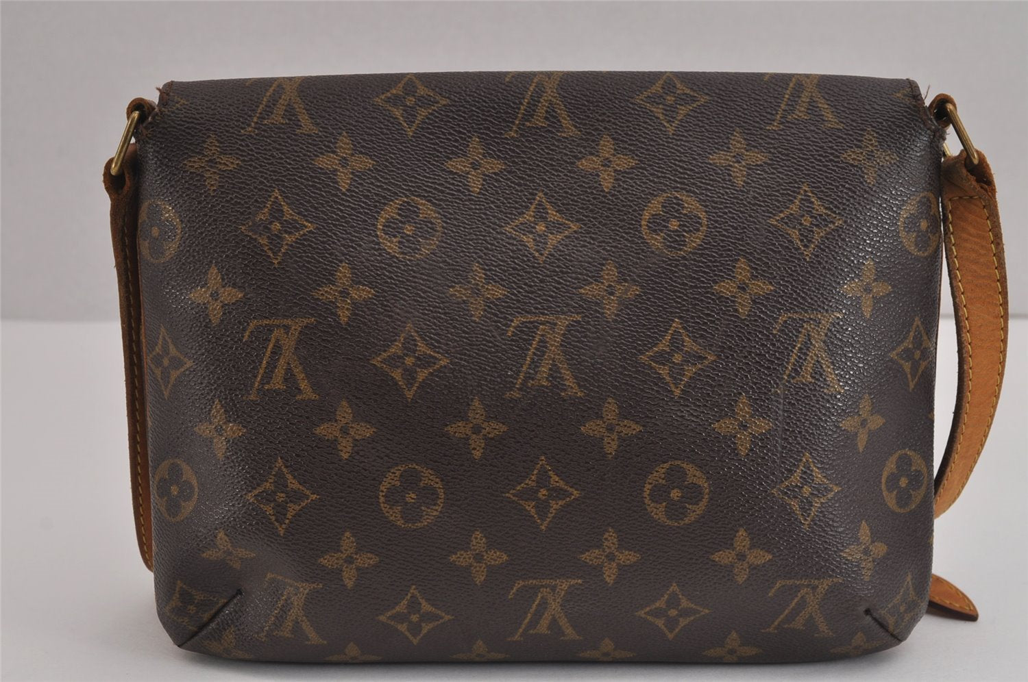 Authentic Louis Vuitton Monogram Musette Tango Shoulder Bag M51257 LV 5400J
