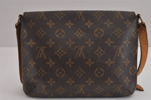 Authentic Louis Vuitton Monogram Musette Tango Shoulder Bag M51257 LV 5400J