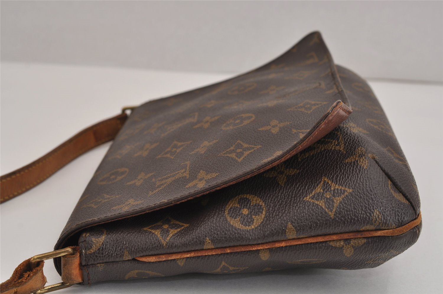 Authentic Louis Vuitton Monogram Musette Tango Shoulder Bag M51257 LV 5400J
