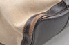 Authentic HERMES Garden Party PM Tote Hand Bag Canvas Leather Beige 5401H