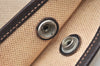 Authentic HERMES Garden Party PM Tote Hand Bag Canvas Leather Beige 5401H