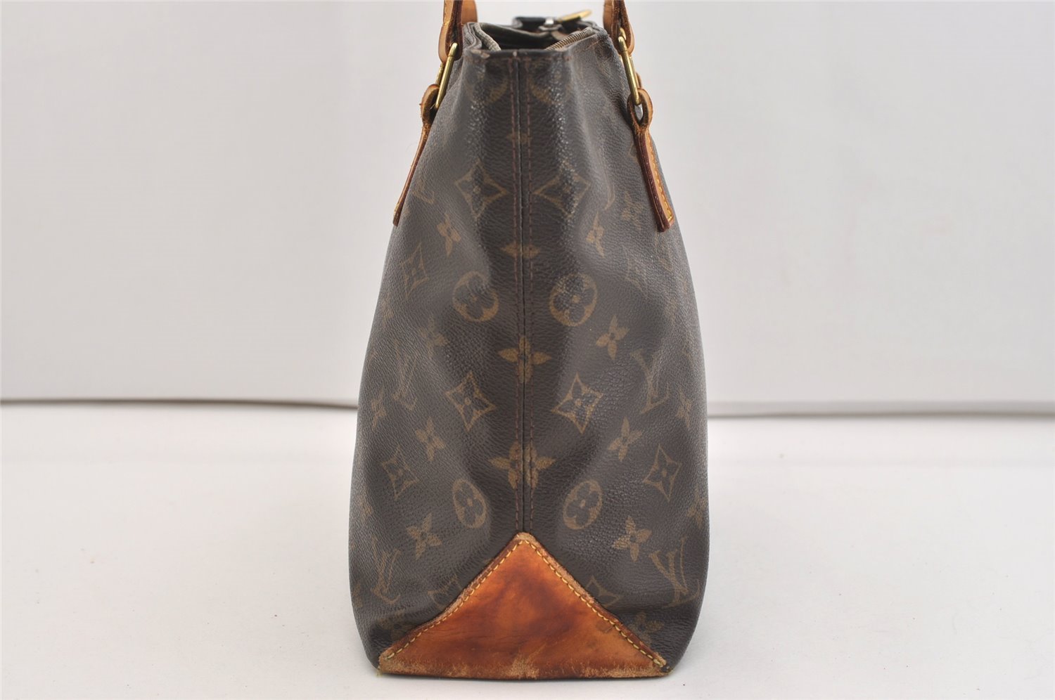 Authentic Louis Vuitton Monogram Cabas Piano Shoulder Tote Bag M51148 Junk 5401J