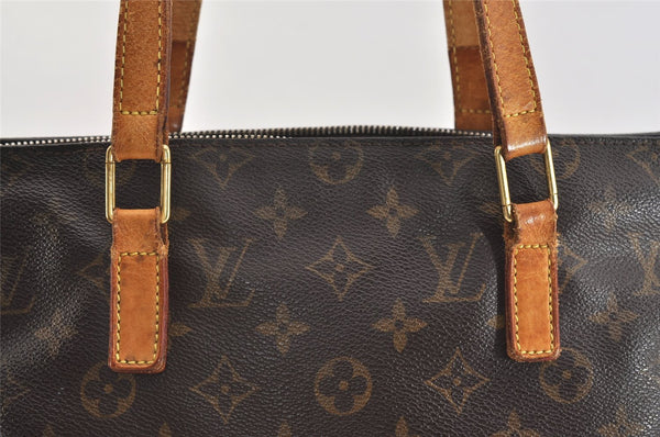 Authentic Louis Vuitton Monogram Cabas Piano Shoulder Tote Bag M51148 Junk 5401J