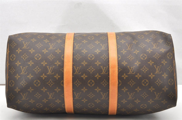 Authentic Louis Vuitton Monogram Keepall 50 Travel Boston Bag M41426 LV 5401K