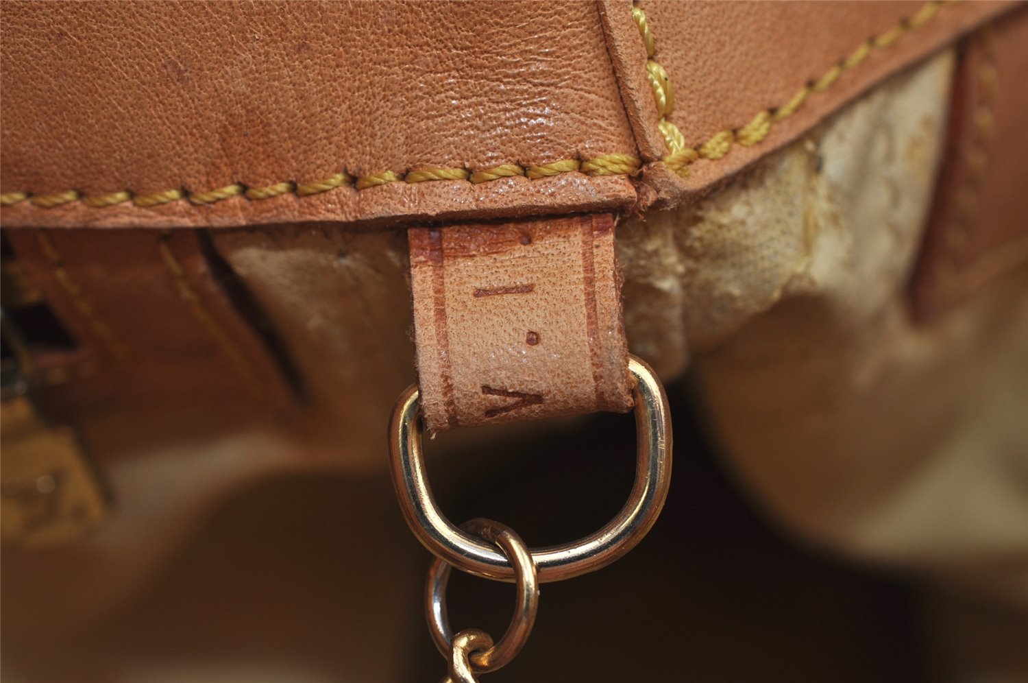 Authentic Louis Vuitton Monogram Bucket PM Shoulder Bag Old Model LV Junk 5402I