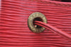 Authentic Louis Vuitton Epi Petit Noe Shoulder Drawstring Bag M44107 Red 5406I