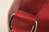 Authentic Louis Vuitton Epi Petit Noe Shoulder Drawstring Bag M44107 Red 5406I