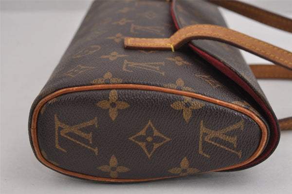 Authentic Louis Vuitton Monogram Sonatine Hand Bag Purse M51902 LV 5406J