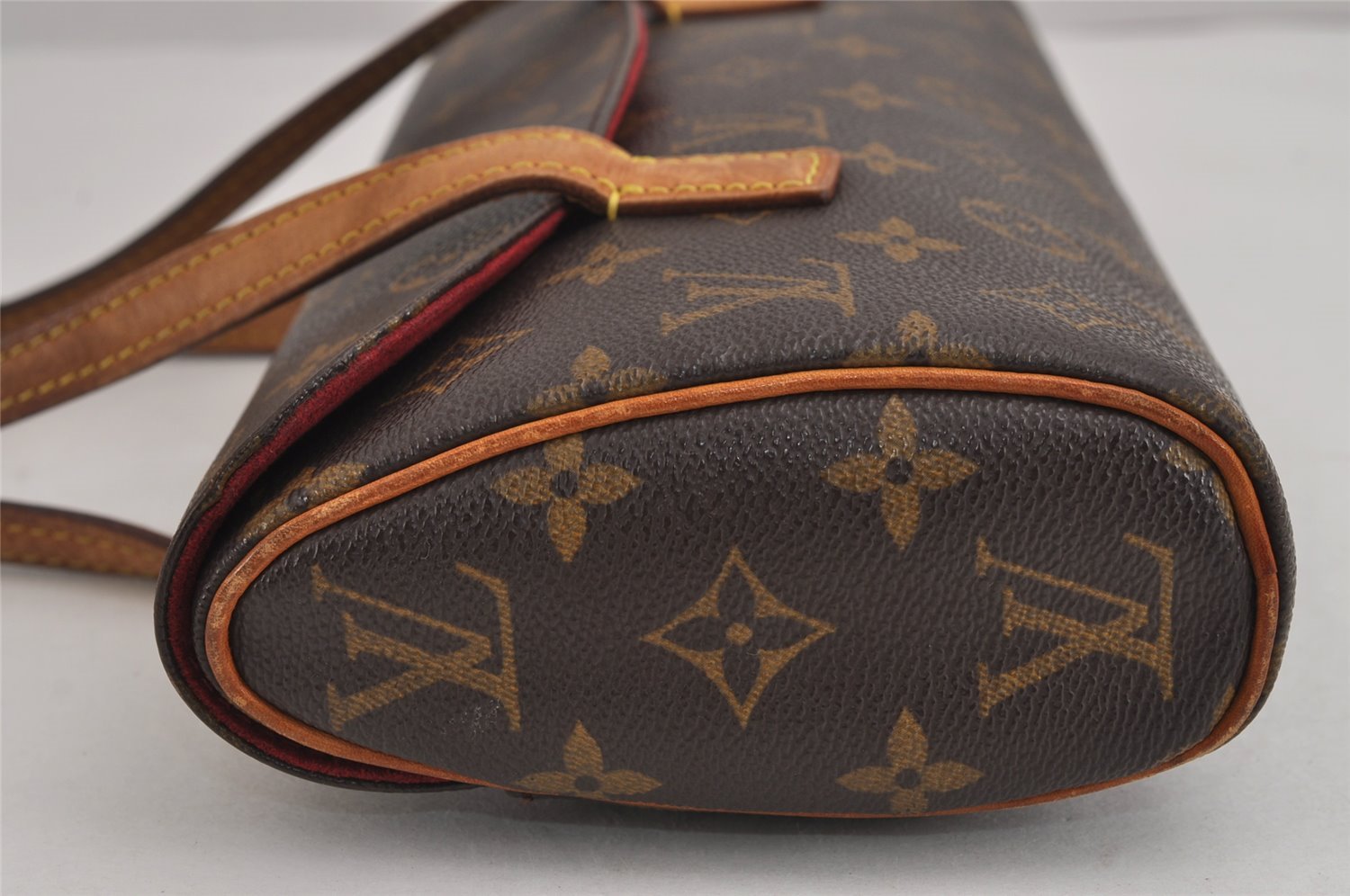 Authentic Louis Vuitton Monogram Sonatine Hand Bag Purse M51902 LV 5406J