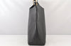 Authentic GUCCI Vintage Bamboo Shoulder Hand Bag Leather Black 5406K