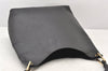 Authentic GUCCI Vintage Bamboo Shoulder Hand Bag Leather Black 5406K