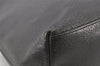 Authentic GUCCI Vintage Bamboo Shoulder Hand Bag Leather Black 5406K