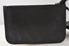 Authentic GUCCI Vintage Bamboo Shoulder Hand Bag Leather Black 5406K