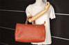 Authentic Louis Vuitton Epi Speedy 35 Hand Boston Bag Brown M42993 LV 5407I