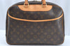 Authentic Louis Vuitton Monogram Deauville Hand Bag M47270 LV 5407J