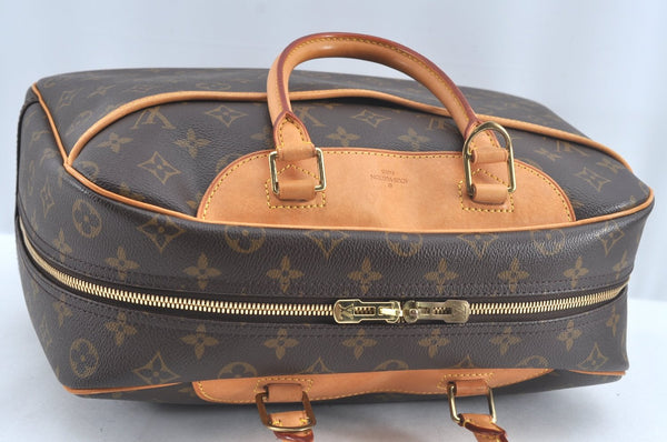 Authentic Louis Vuitton Monogram Deauville Hand Bag M47270 LV 5407J