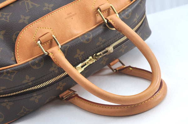 Authentic Louis Vuitton Monogram Deauville Hand Bag M47270 LV 5407J