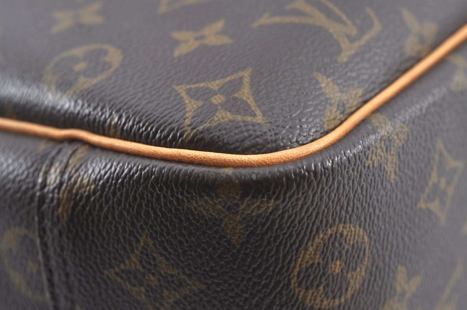 Authentic Louis Vuitton Monogram Deauville Hand Bag M47270 LV 5407J