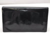 Authentic Christian Dior Vintage Chain Shoulder Bag Purse Enamel Black CD 5408K