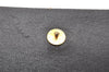 Authentic Christian Dior Vintage Chain Shoulder Bag Purse Enamel Black CD 5408K