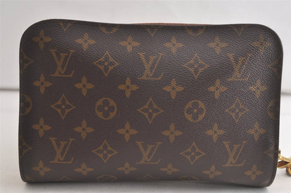 Authentic Louis Vuitton Monogram Orsay Clutch Hand Bag Purse M51790 LV 5409K