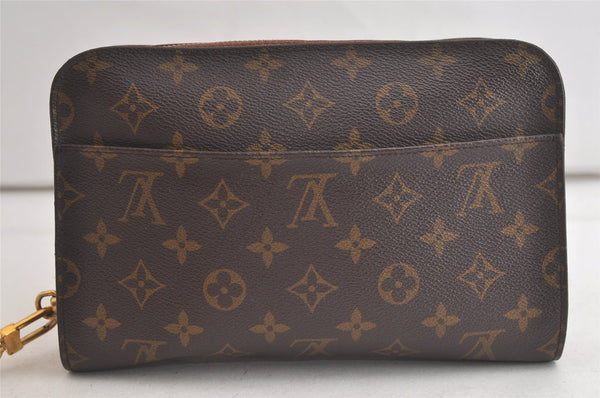 Authentic Louis Vuitton Monogram Orsay Clutch Hand Bag Purse M51790 LV 5409K