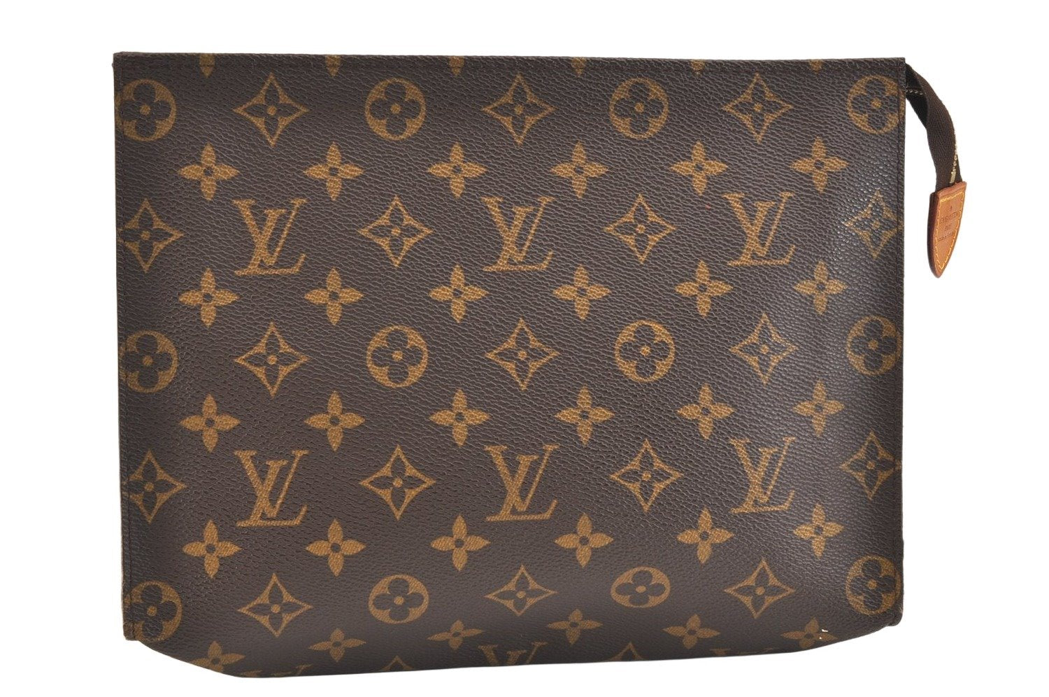 Auth Louis Vuitton Monogram Poche Toilette 26 Pouch Old Model LV Junk 5410K