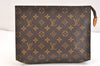 Auth Louis Vuitton Monogram Poche Toilette 26 Pouch Old Model LV Junk 5410K