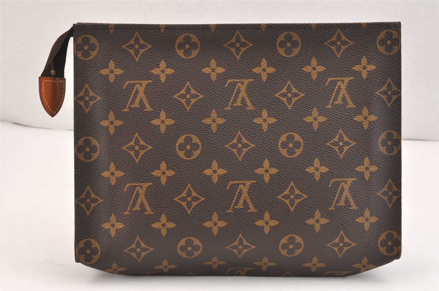 Auth Louis Vuitton Monogram Poche Toilette 26 Pouch Old Model LV Junk 5410K
