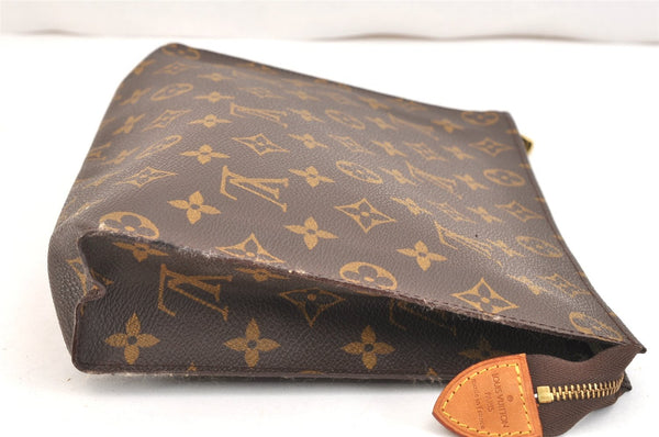 Auth Louis Vuitton Monogram Poche Toilette 26 Pouch Old Model LV Junk 5410K