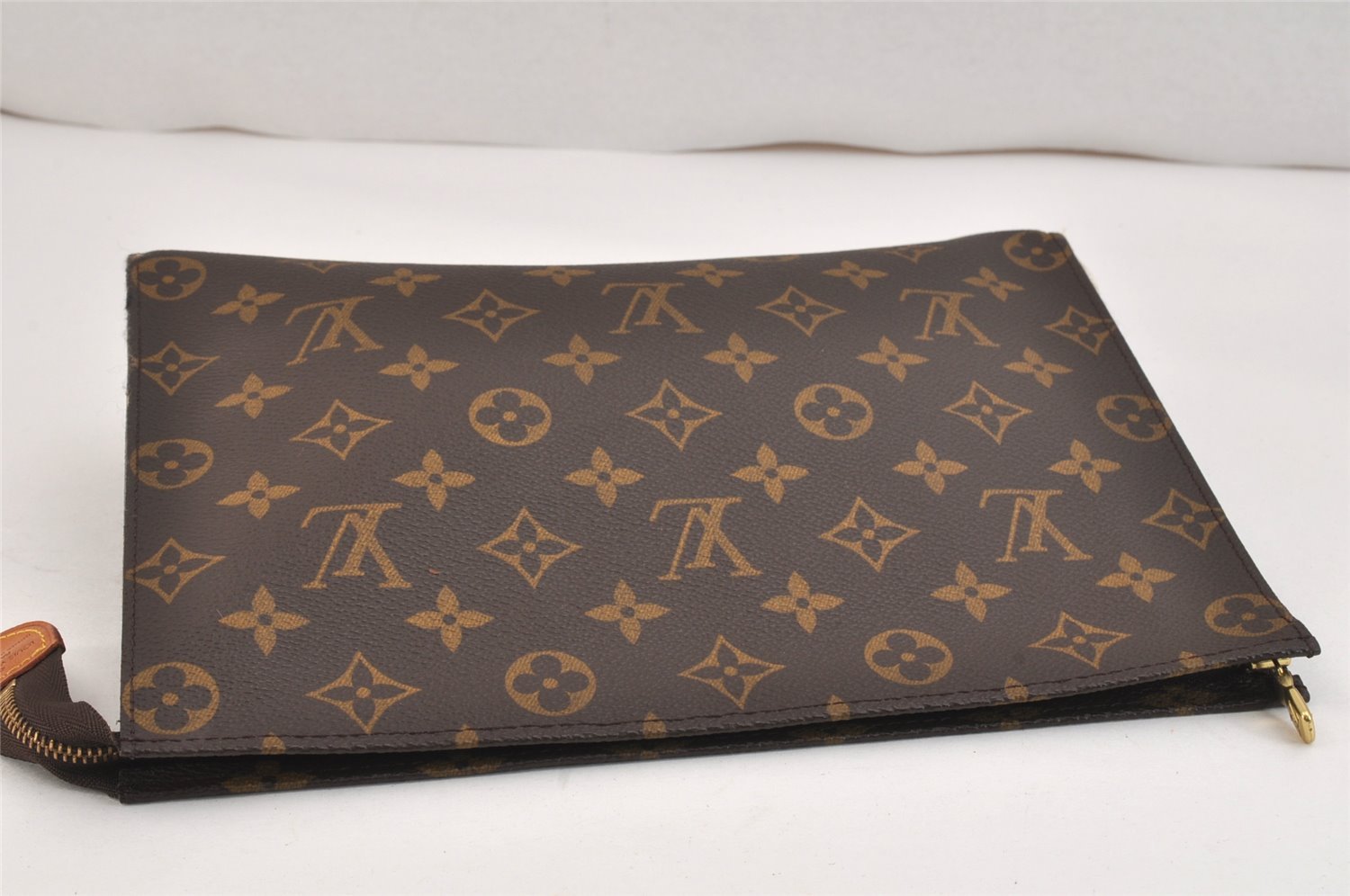 Auth Louis Vuitton Monogram Poche Toilette 26 Pouch Old Model LV Junk 5410K