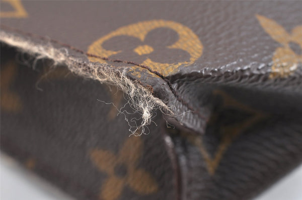 Auth Louis Vuitton Monogram Poche Toilette 26 Pouch Old Model LV Junk 5410K