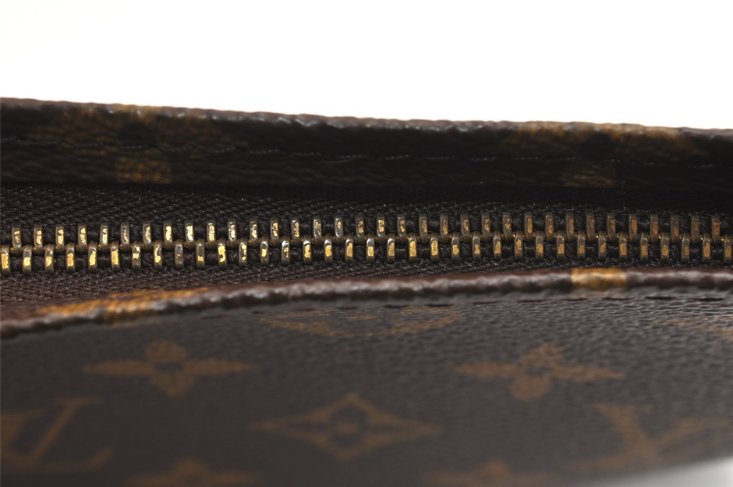 Auth Louis Vuitton Monogram Poche Toilette 26 Pouch Old Model LV Junk 5410K