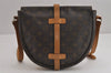 Authentic Louis Vuitton Monogram Chantilly GM Shoulder Cross Bag Old Model 5411J