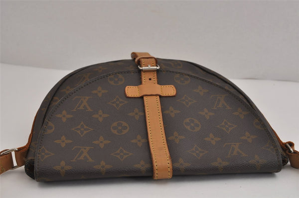 Authentic Louis Vuitton Monogram Chantilly GM Shoulder Cross Bag Old Model 5411J