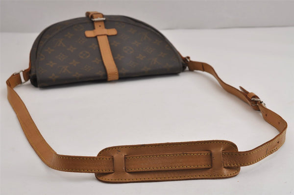 Authentic Louis Vuitton Monogram Chantilly GM Shoulder Cross Bag Old Model 5411J
