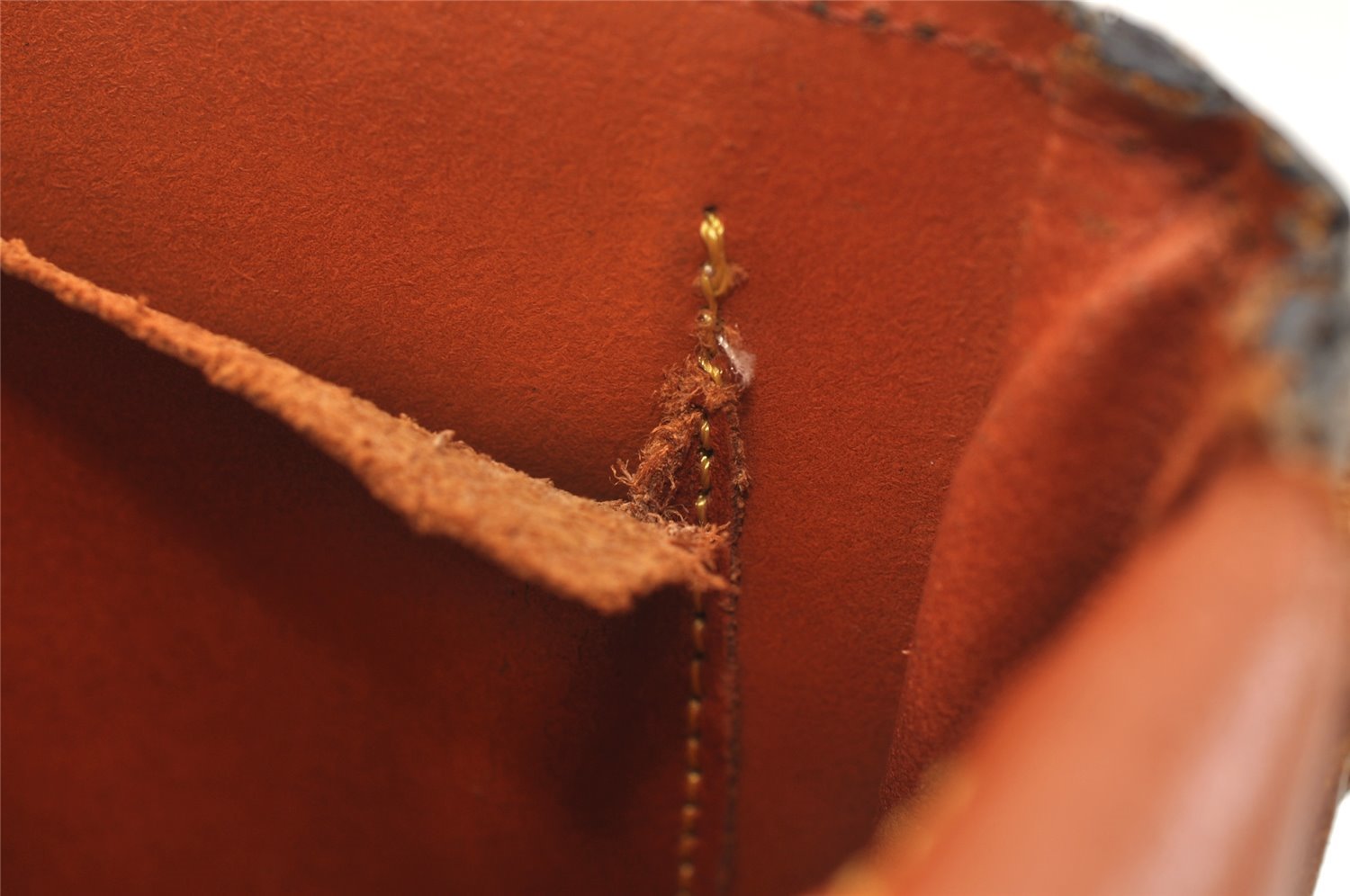 Authentic Louis Vuitton Monogram Chantilly GM Shoulder Cross Bag Old Model 5411J